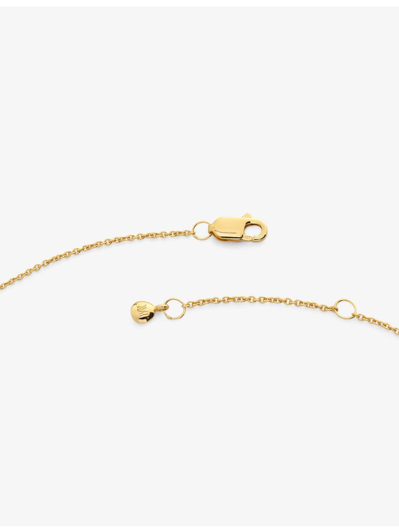 Monica Vinader Cancer zodiac pendant necklace 18ct gold vermeil, UK version