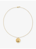 Monica Vinader Cancer zodiac pendant necklace 18ct gold vermeil, UK version