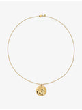 Monica Vinader Leo Zodiac pendant 18ct yellow gold vermeil 2.2cm, UK version