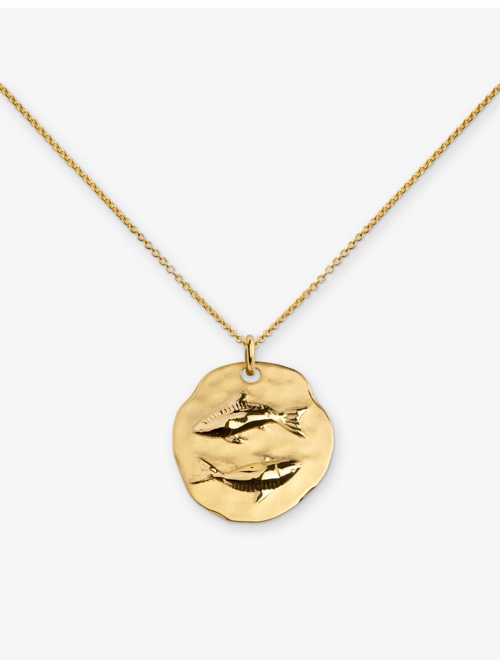 Monica Vinader Pisces pendant 18ct gold vermeil - British product
