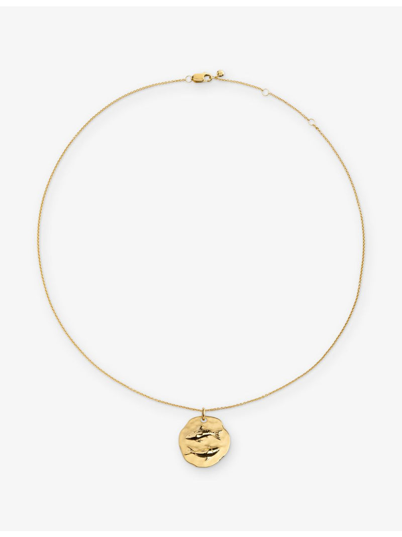 Monica Vinader Pisces pendant 18ct gold vermeil - British product