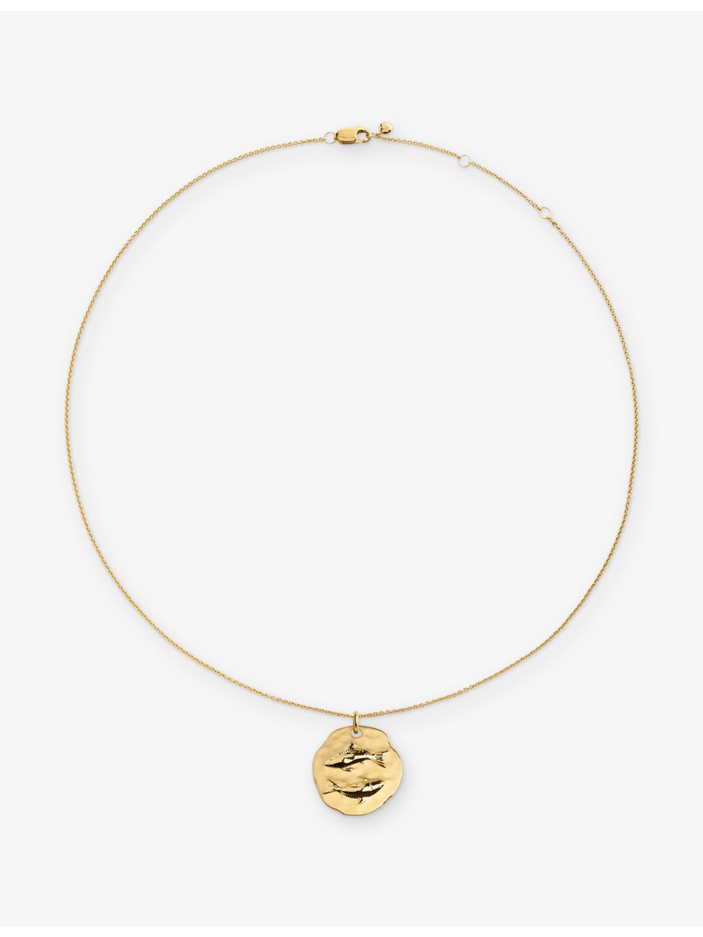Monica Vinader Pisces pendant 18ct gold vermeil - British product