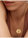 Monica Vinader pendant necklace Scorpio zodiac 18ct gold vermeil 41-46cm - British product