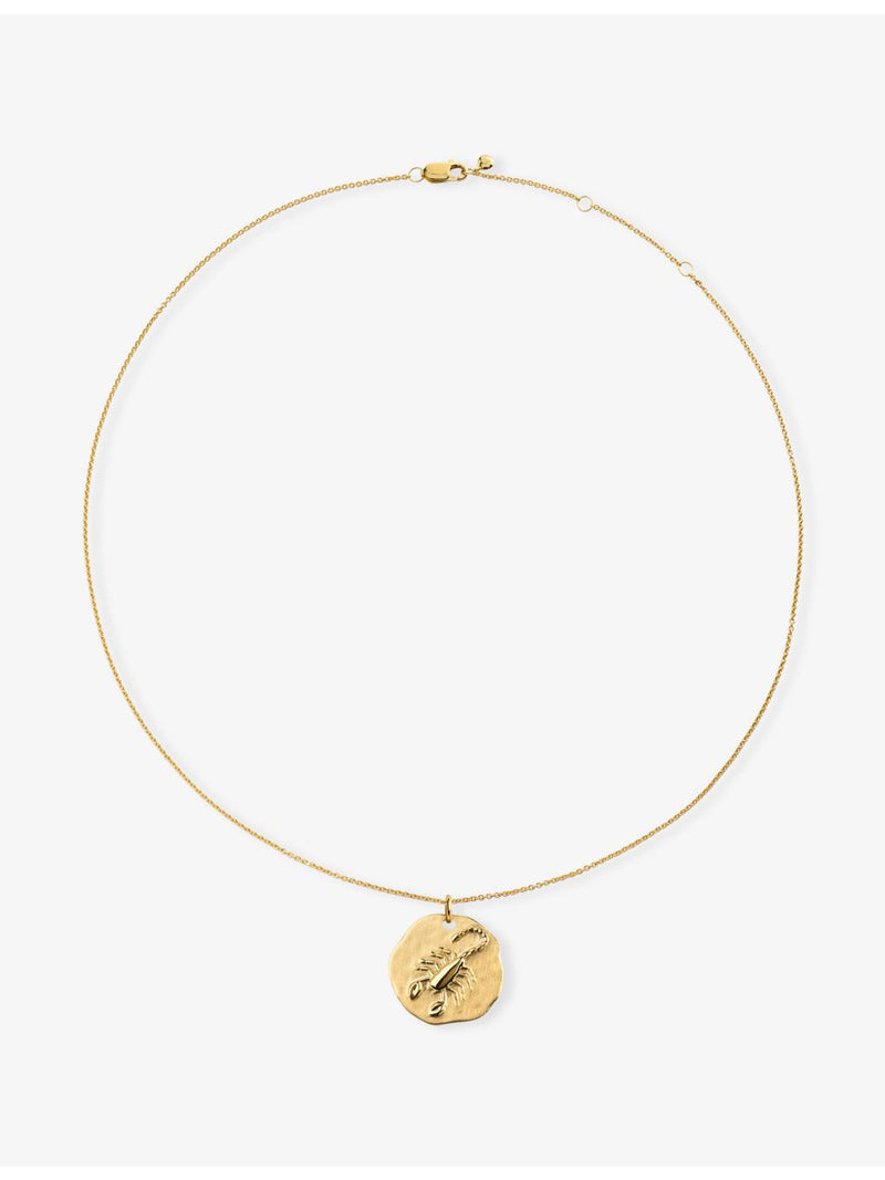 Monica Vinader pendant necklace Scorpio zodiac 18ct gold vermeil 41-46cm - British product