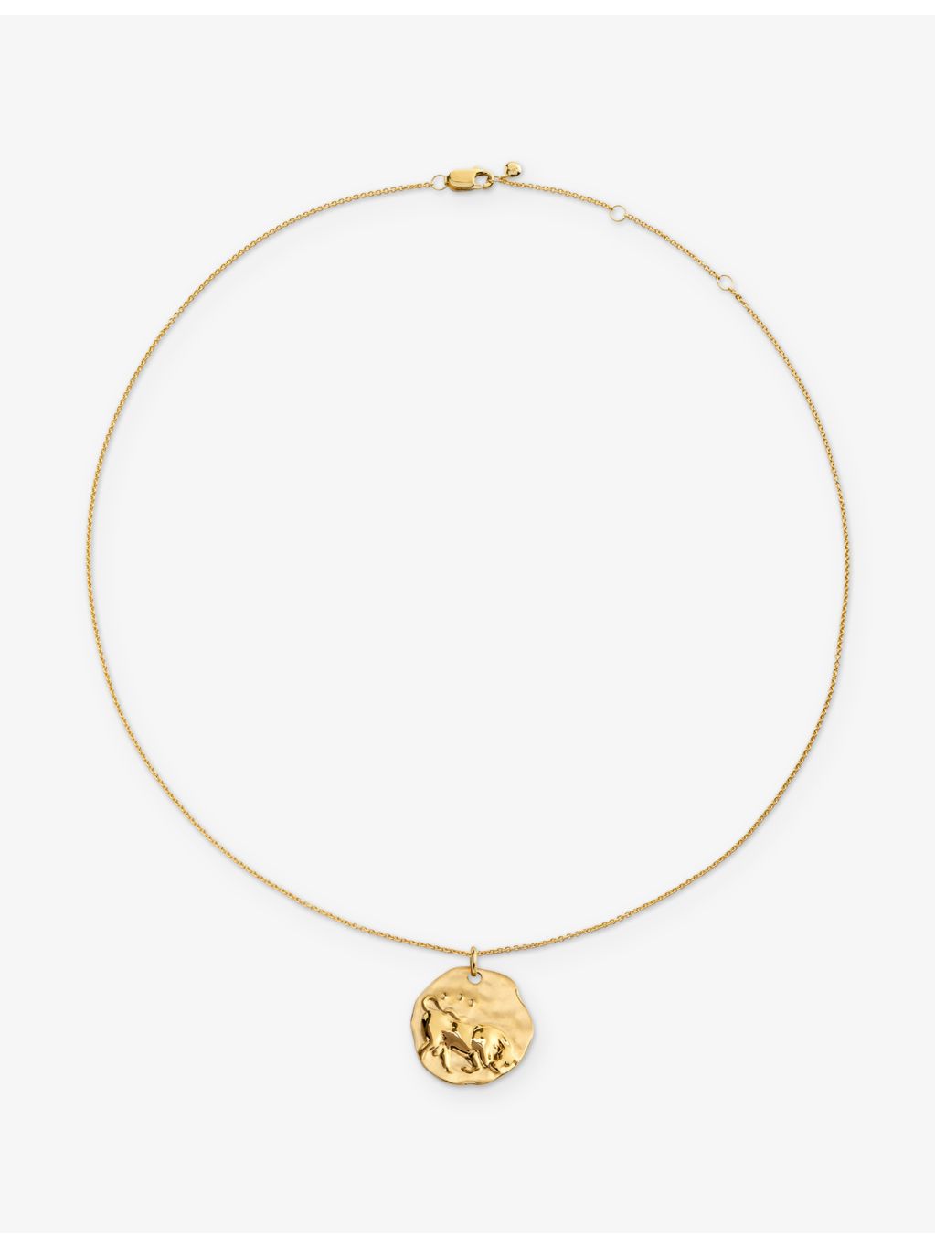 Monica Vinader Taurus zodiac pendant necklace (British brand)
