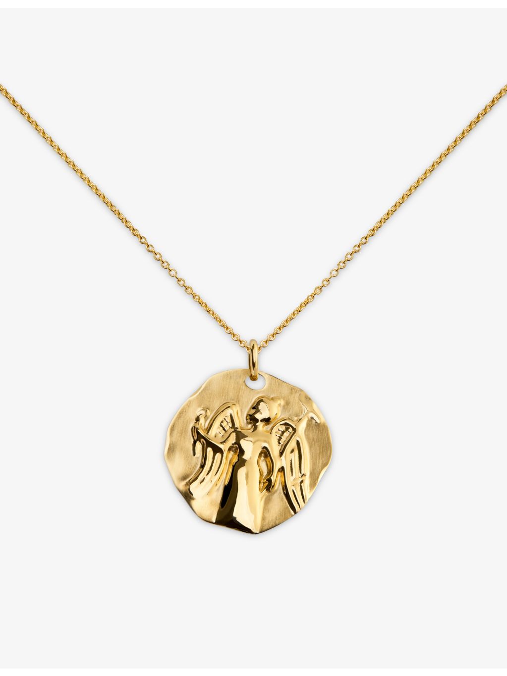 Monica Vinader Virgo zodiac gold vermeil pendant necklace, UK version