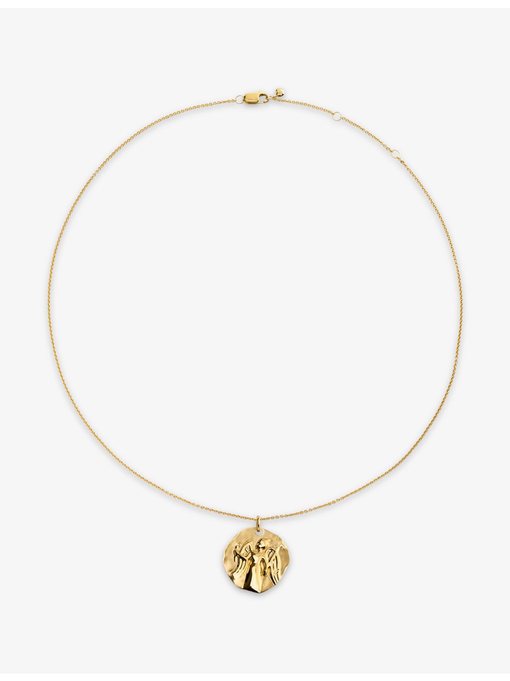 Monica Vinader Virgo zodiac gold vermeil pendant necklace, UK version