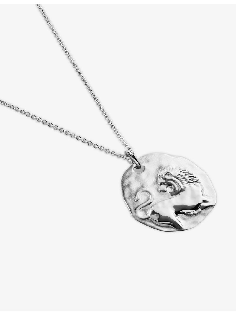 Monica Vinader Leo zodiac sterling silver pendant necklace - British product