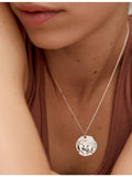 Monica Vinader Taurus zodiac pendant necklace in sterling silver (British brand)