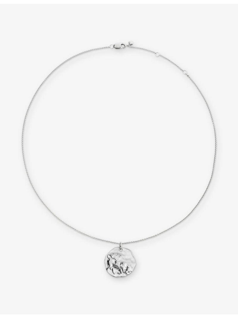 Monica Vinader Taurus zodiac pendant necklace in sterling silver (British brand)