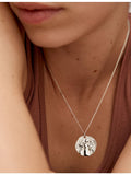 Monica Vinader Virgo zodiac sterling silver pendant necklace, imported from the UK