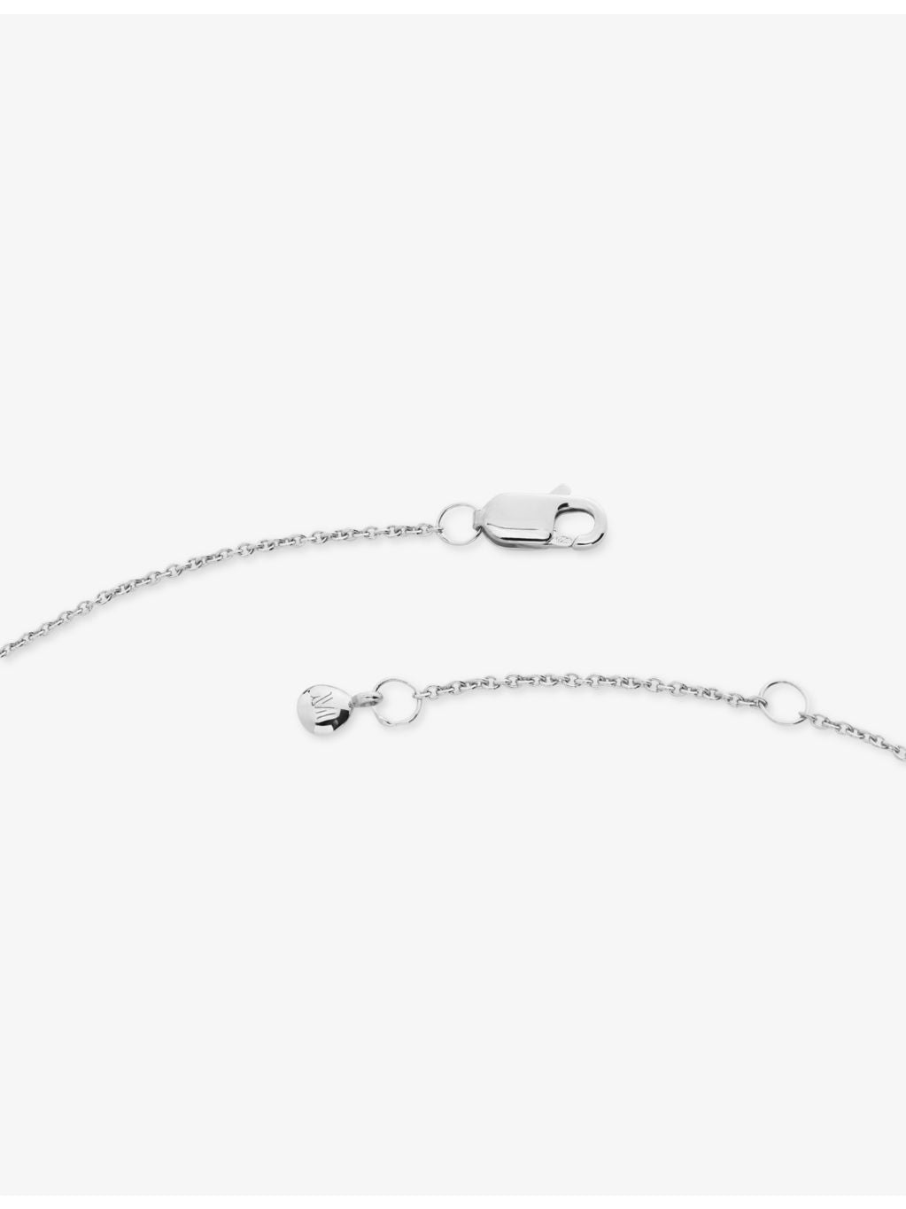 Monica Vinader Virgo zodiac sterling silver pendant necklace, imported from the UK