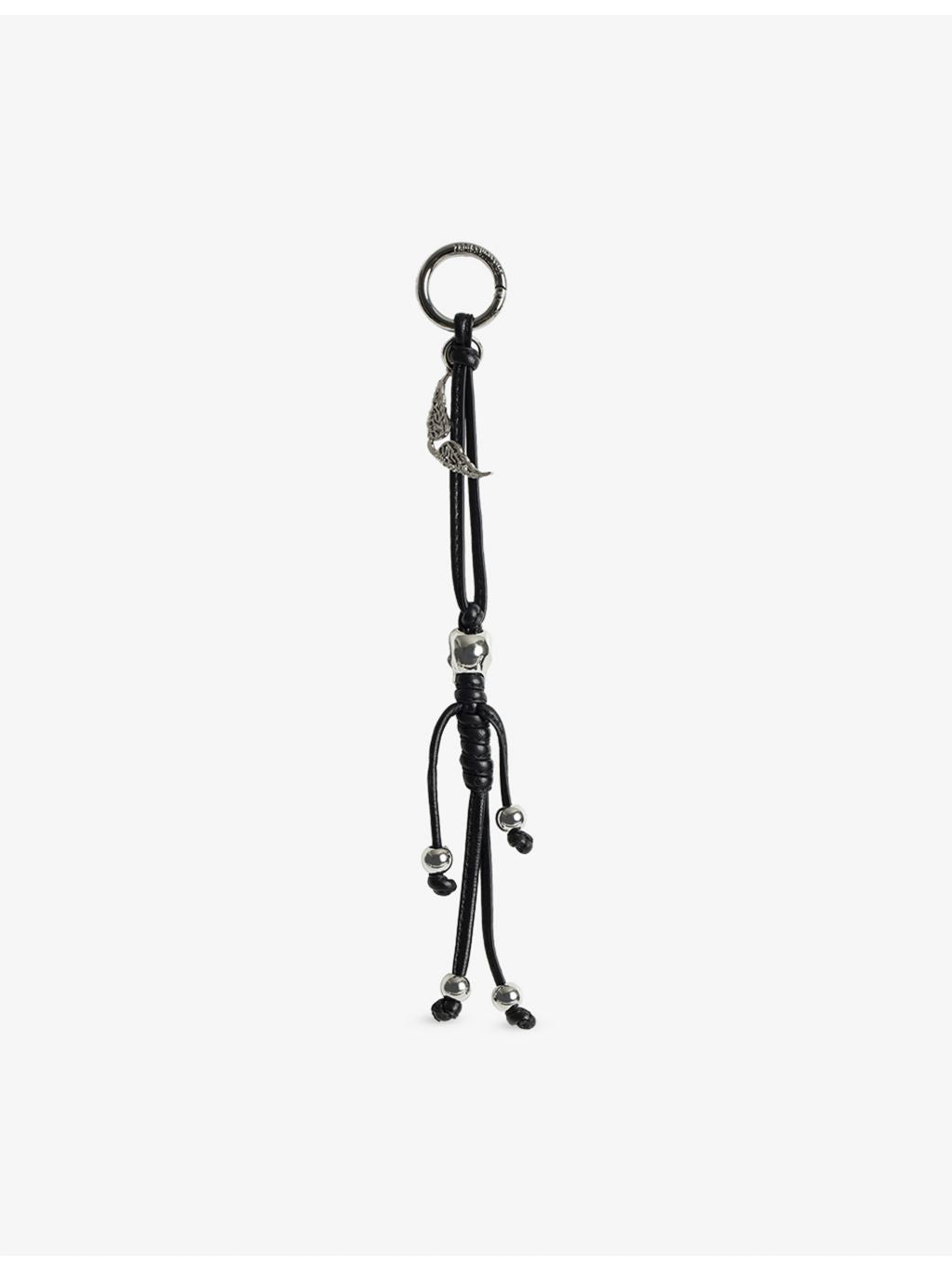Zadig&Voltaire skull leather keyring - British product