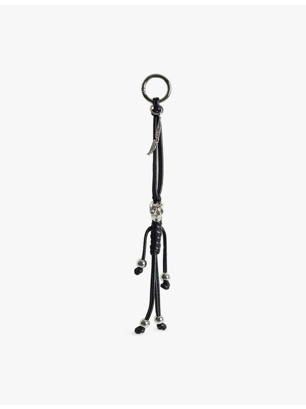 Zadig&Voltaire skull leather keyring - British product