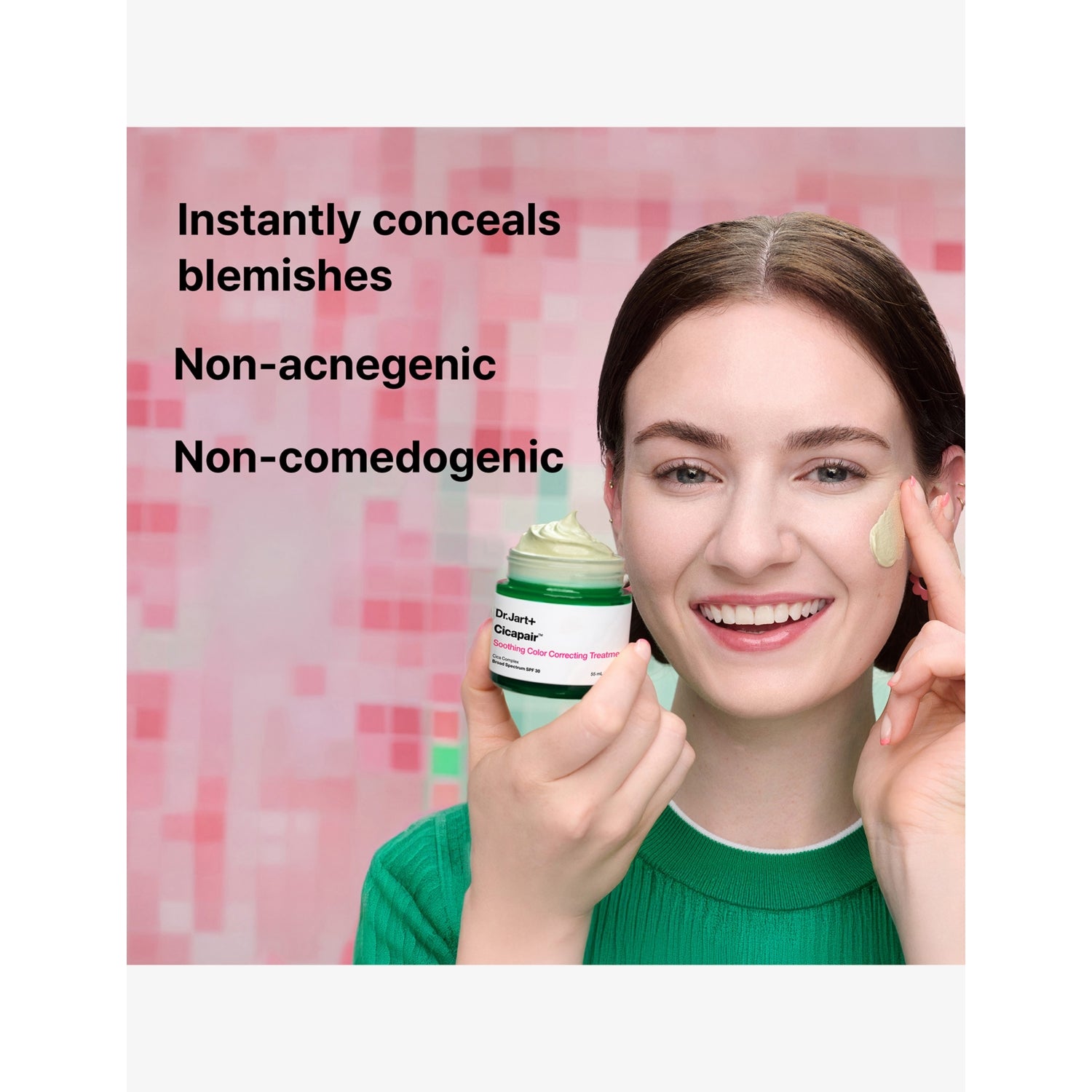 Dr.Jart+ Cicapair Soothing Color Correcting Treatment SPF30 30ml, imported from the UK