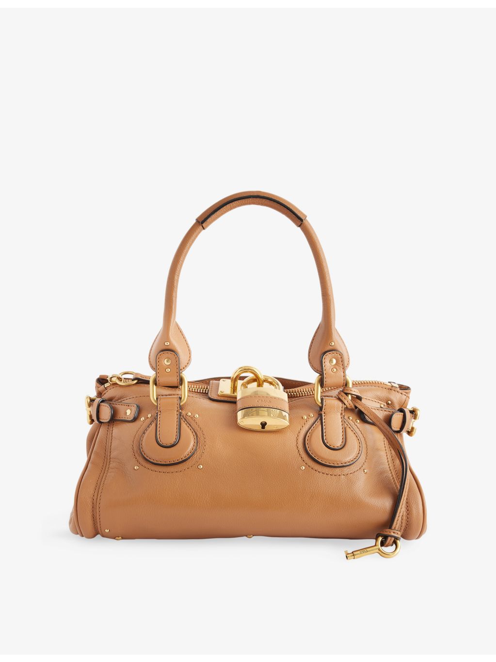 Chloé Paddington leather shoulder bag 35cm with gold hardware, UK version