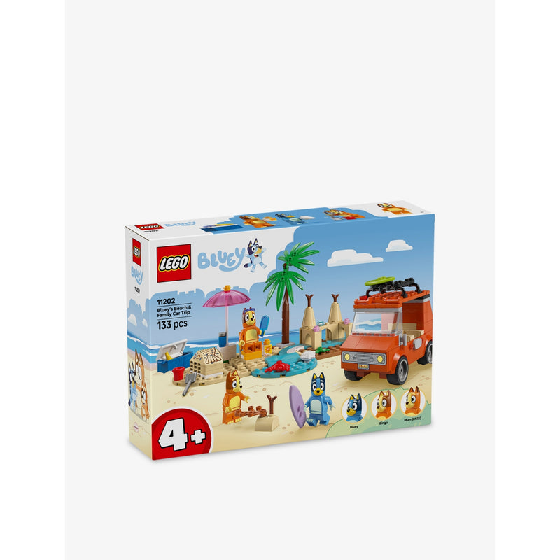 LEGO Bluey 11202 family car trip playset, imported from the UK