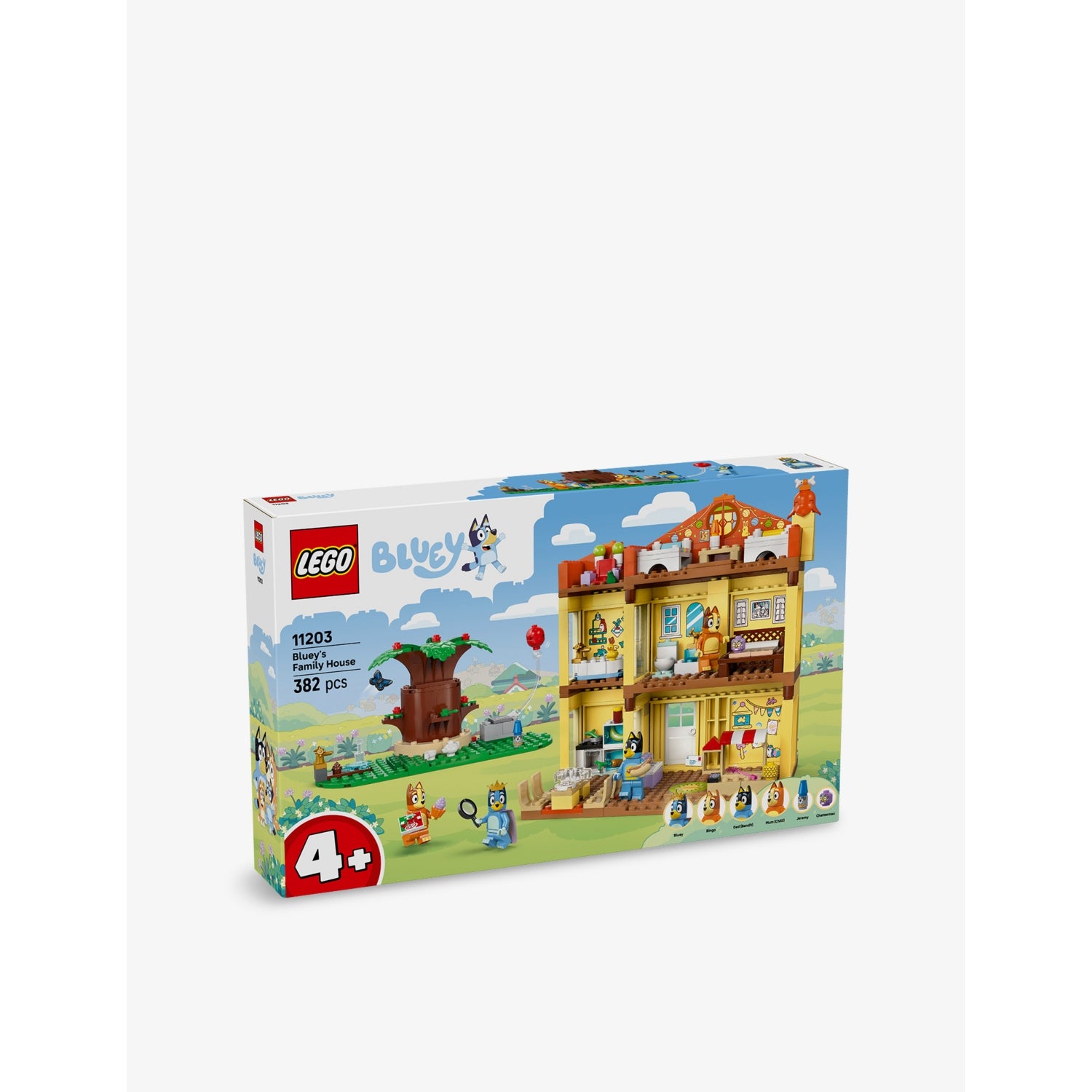 LEGO Bluey Family House playset 11203, 382 pieces, imported from the UK