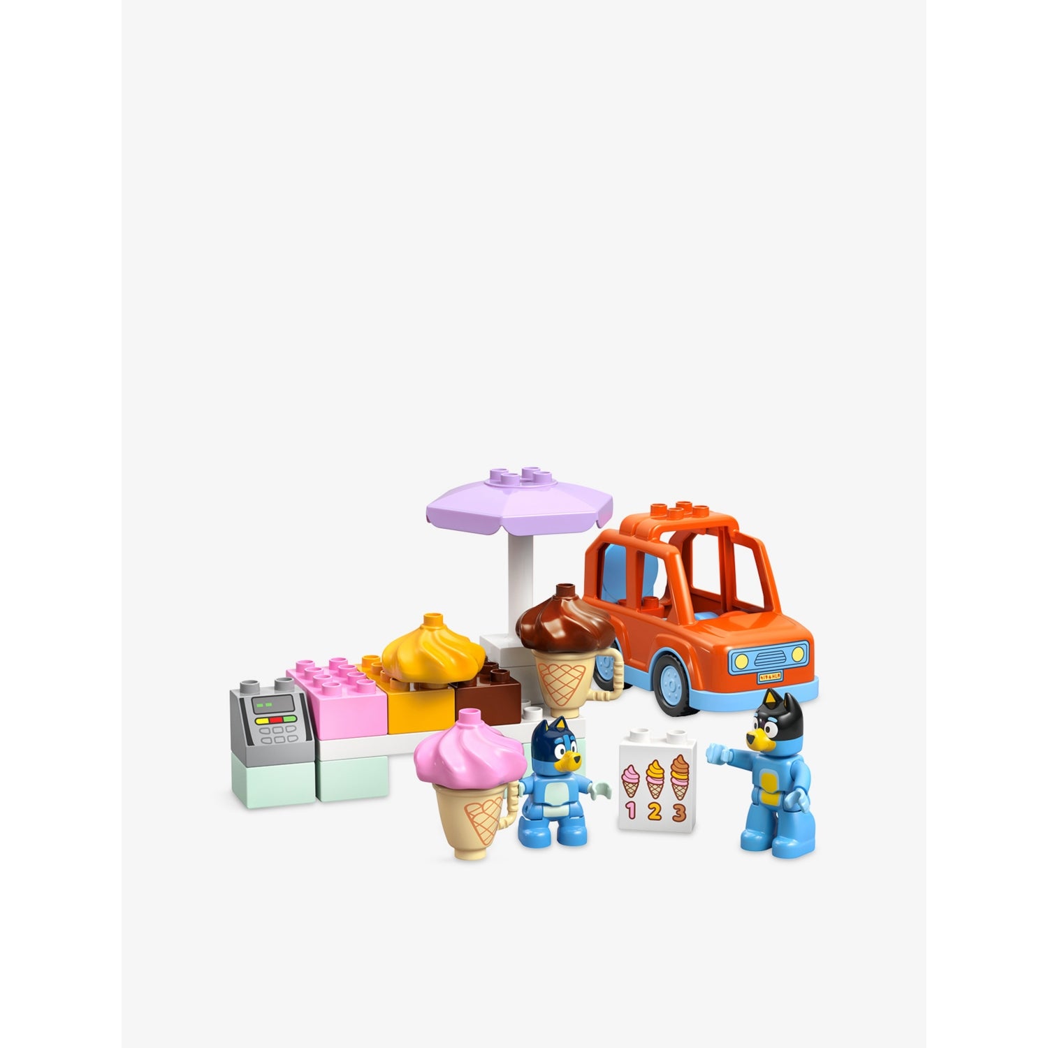 LEGO DUPLO Bluey Ice Cream Trip playset 22 pieces (British brand)