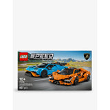 LEGO Lamborghini Revuelto and Huracán STO model kit 607 pieces (British brand)