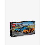 LEGO Lamborghini Revuelto and Huracán STO model kit 607 pieces (British brand)