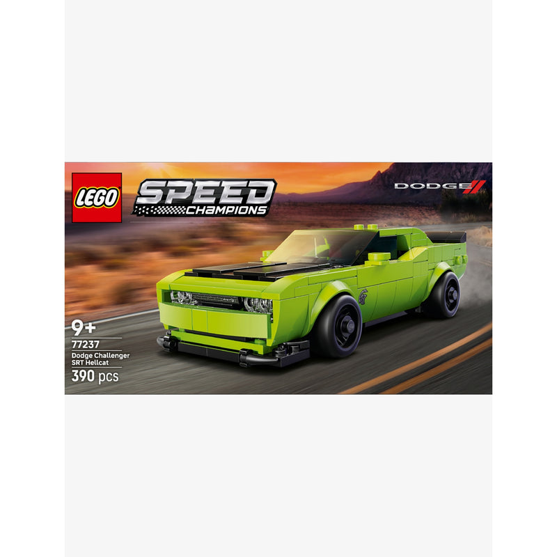 LEGO Speed Champions Dodge Challenger SRT Hellcat 390-piece set, UK version