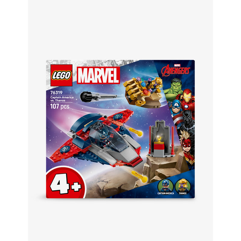 LEGO Captain America vs Thanos playset 107 pieces, imported from the UK