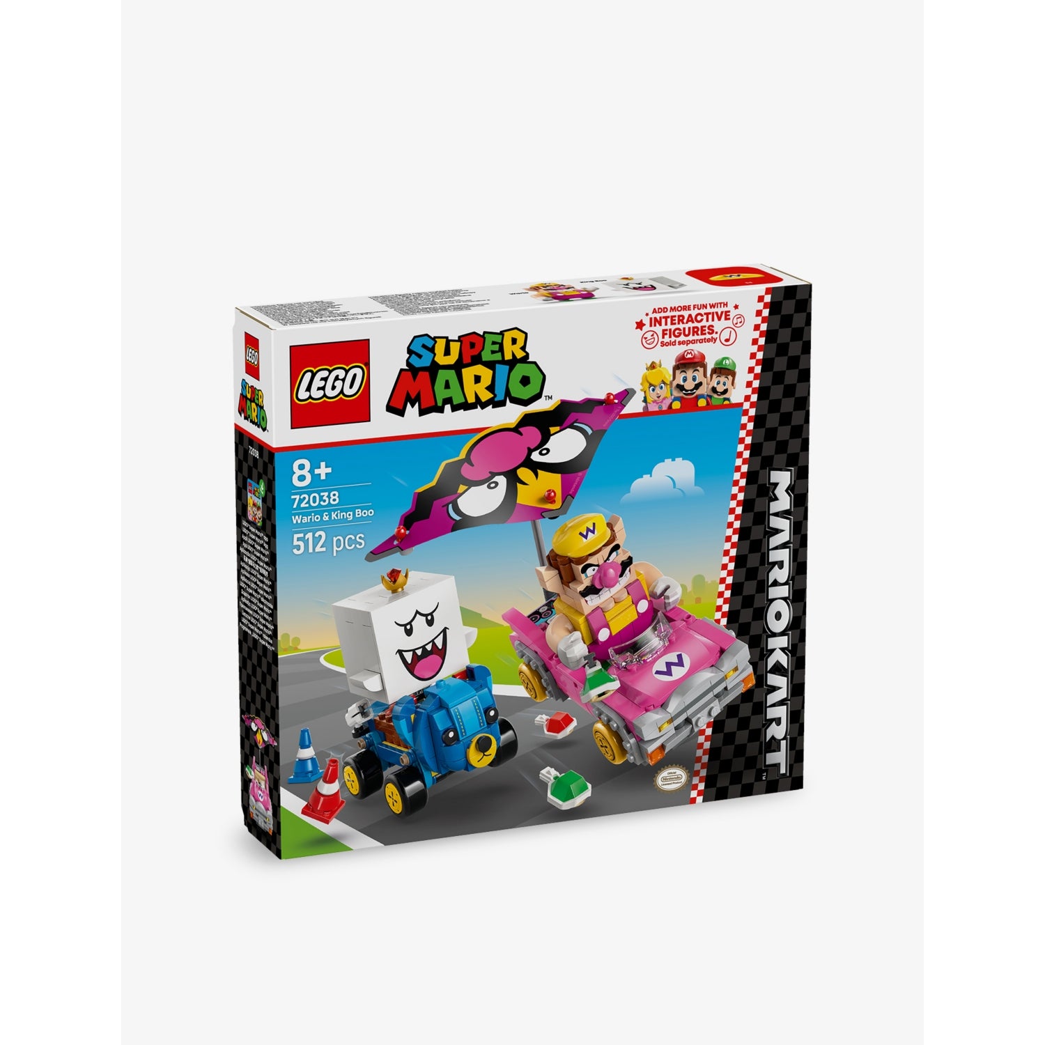 LEGO Super Mario Wario King Boo playset 72038, imported from the UK