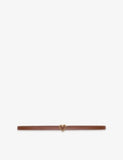 Maje slim leather belt with heart buckle 1cm - British product