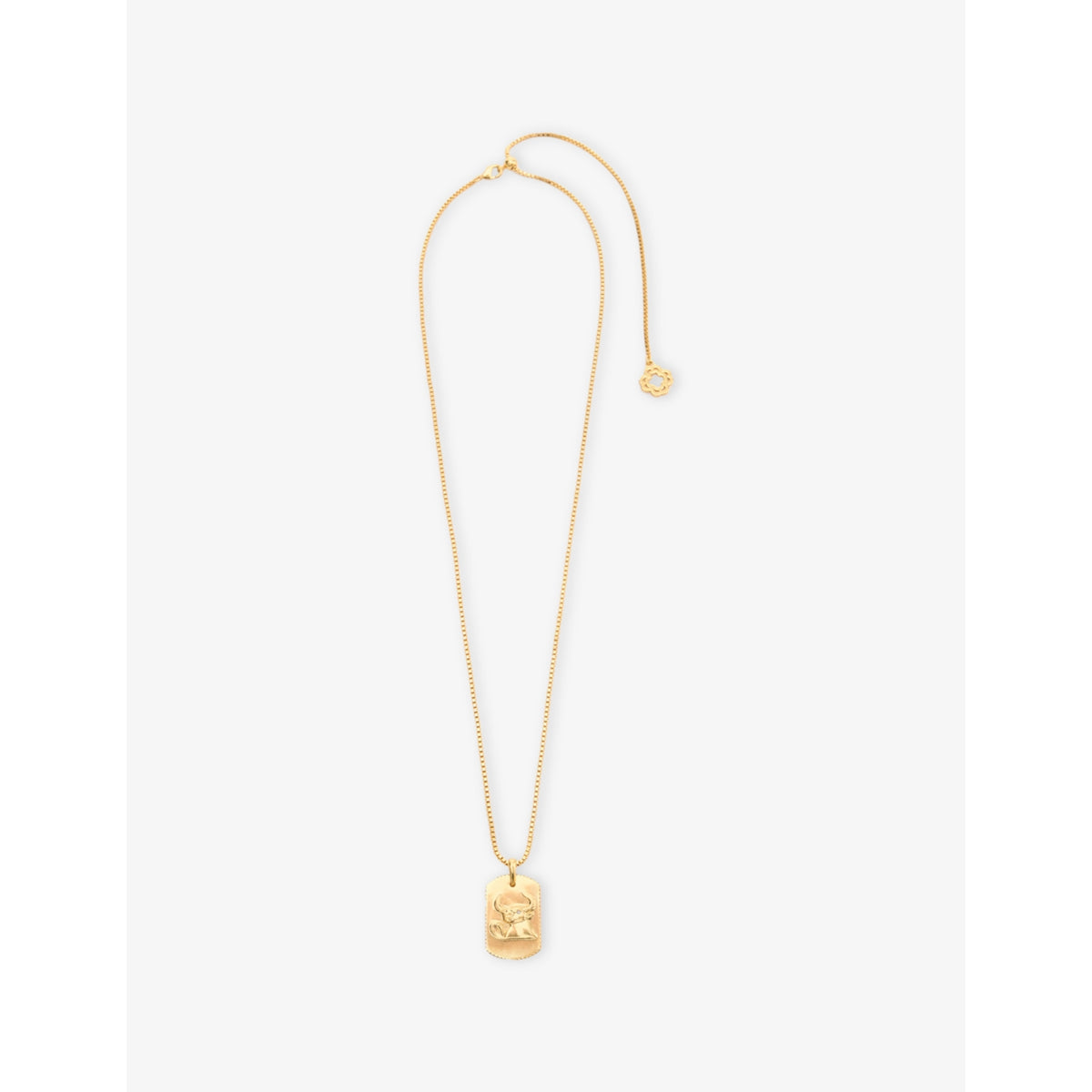 Maje Zodiac-Plaque Metal Necklace