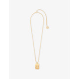 Maje Zodiac-Plaque Metal Necklace