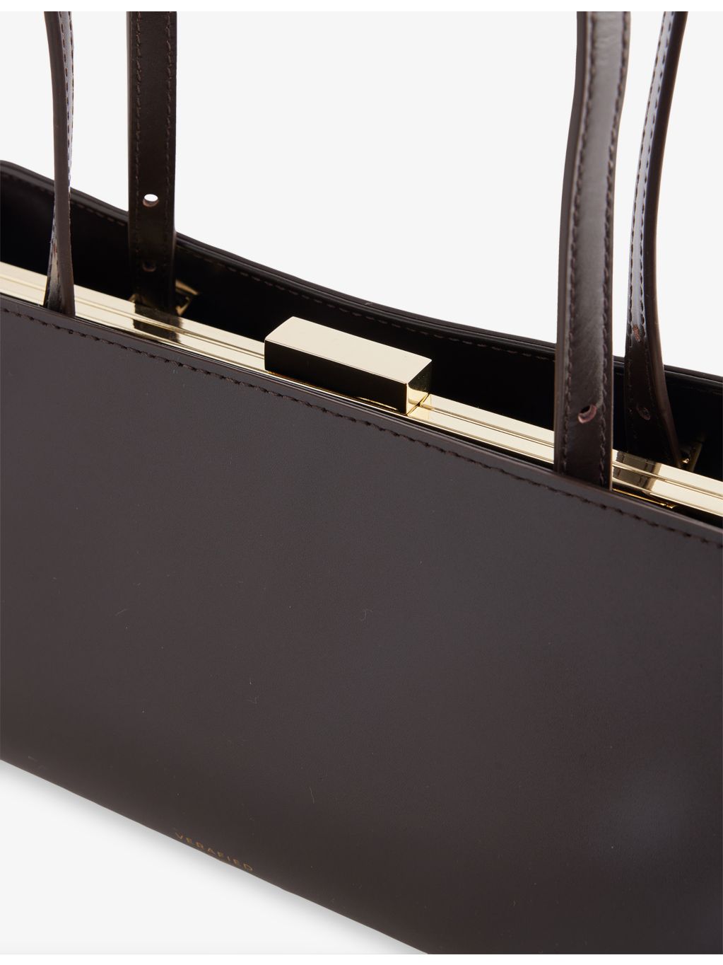 Verafied Vera leather shoulder bag with adjustable strap, imported from the UK