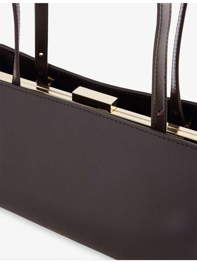 Verafied Vera leather shoulder bag with adjustable strap, imported from the UK