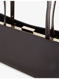 Verafied Vera leather shoulder bag with adjustable strap, imported from the UK