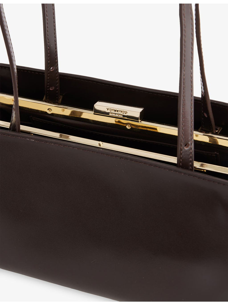 Verafied Vera leather shoulder bag with adjustable strap, imported from the UK