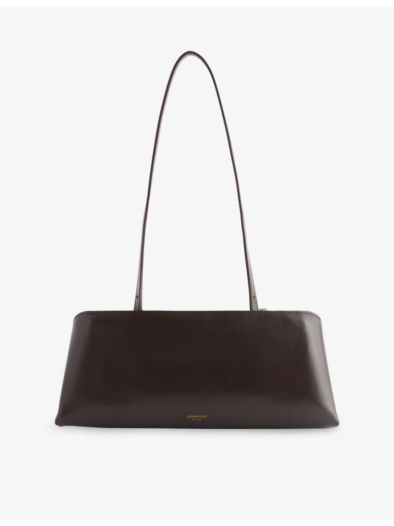 Verafied Vera leather shoulder bag with adjustable strap, imported from the UK