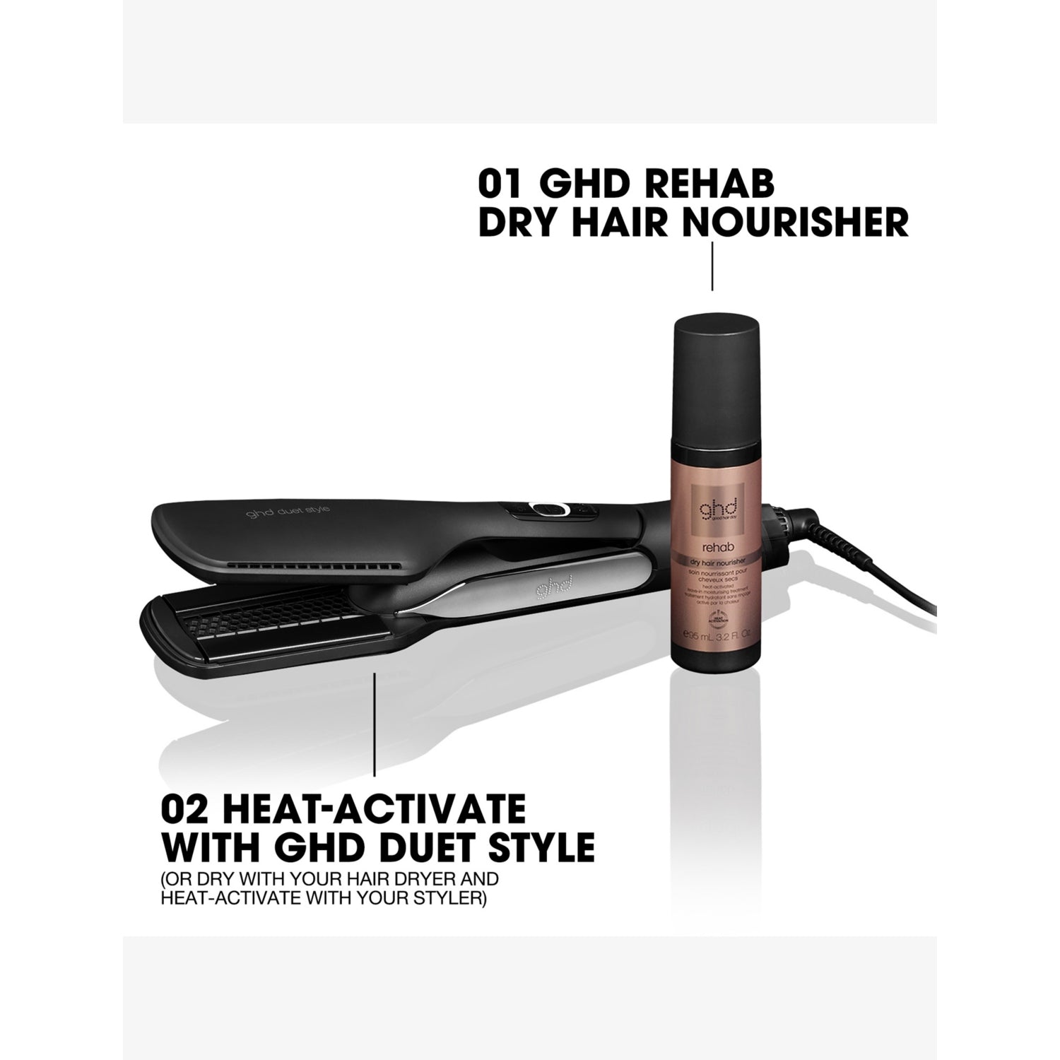 ghd Dry Hair Nourisher 95ml hair treatment, UK version