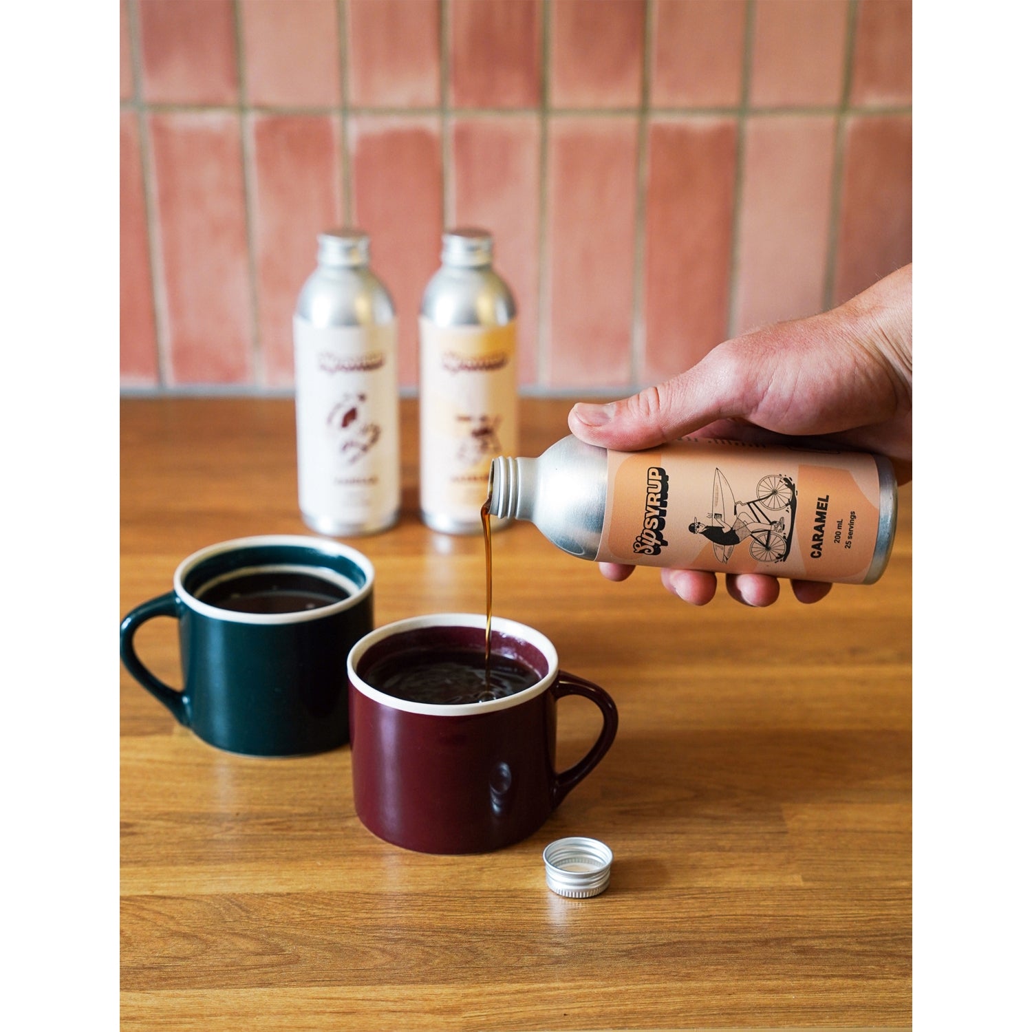 Sip Syrup caramel syrup 200ml for coffee, UK version