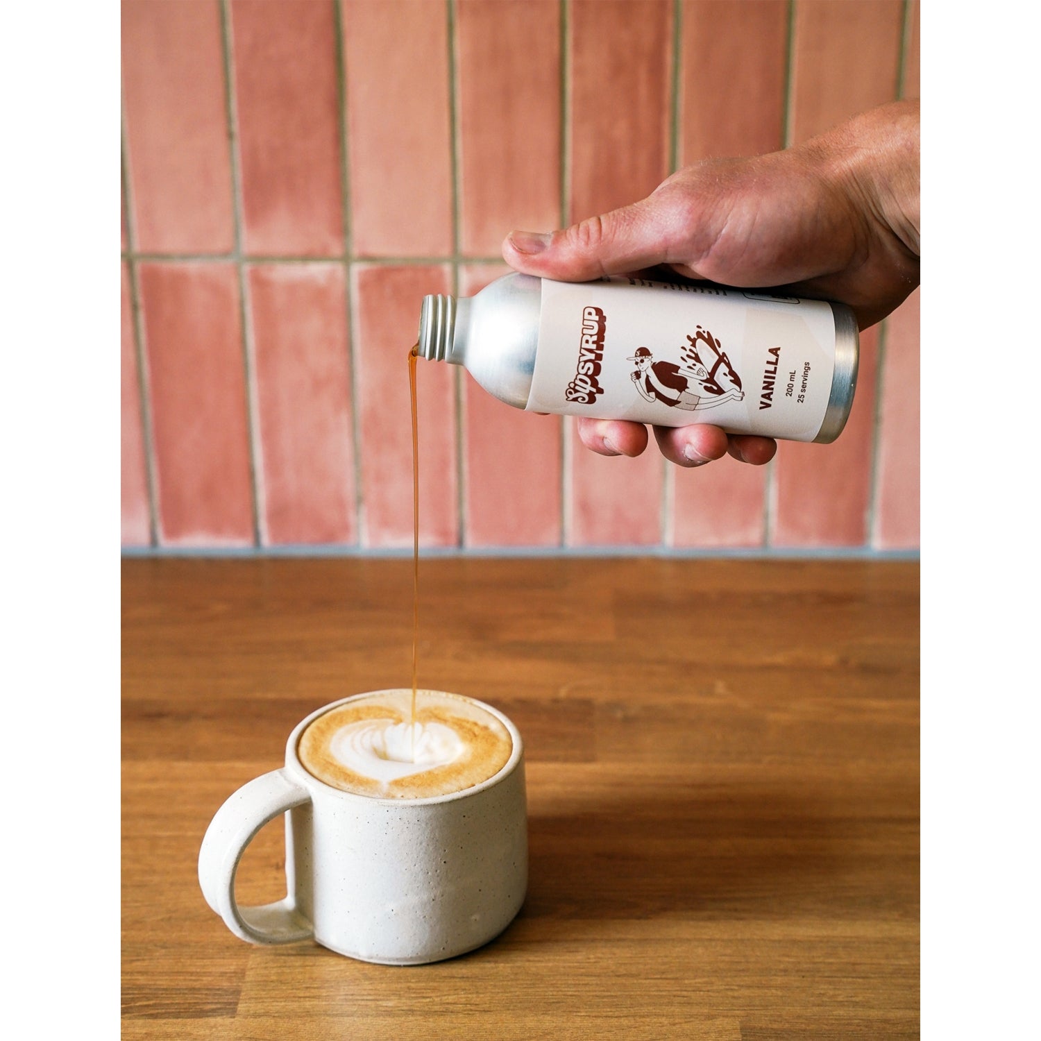 Sip Syrup vanilla syrup 200ml bottle (British brand)