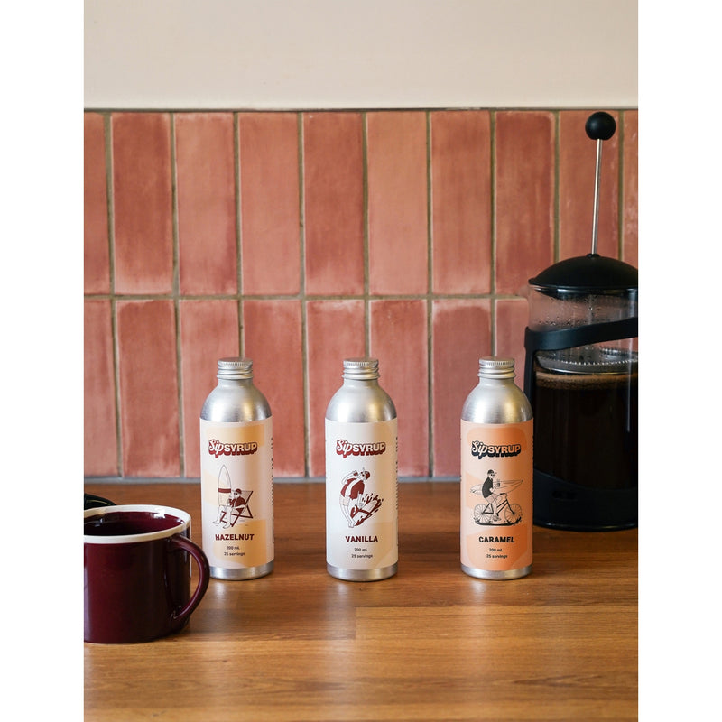 Sip Syrup vanilla syrup 200ml bottle (British brand)