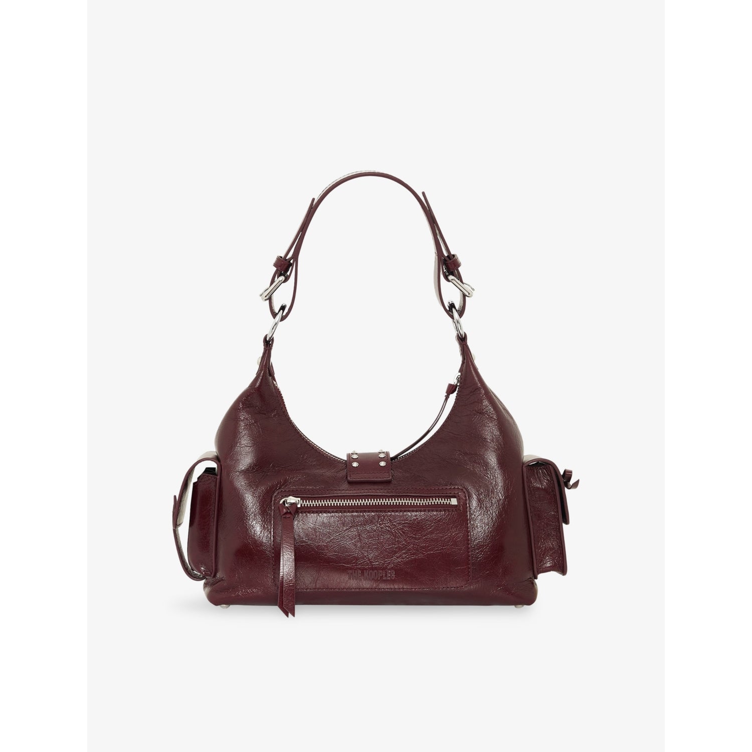 The Kooples stud-embellished leather shoulder bag - British product