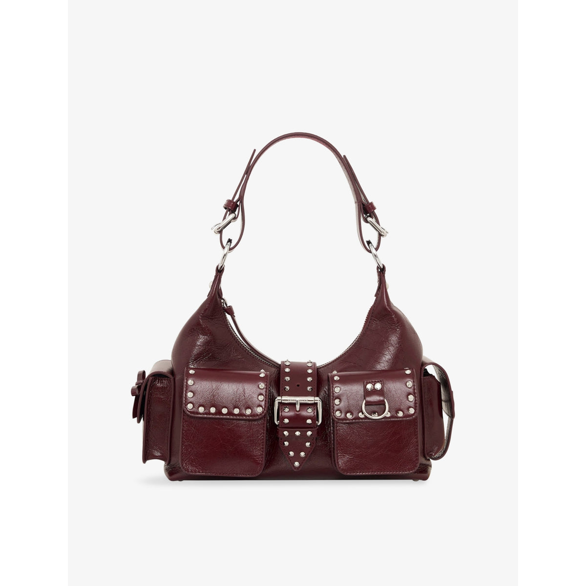 The Kooples stud-embellished leather shoulder bag - British product