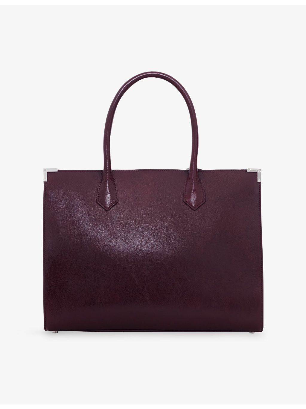 The Kooples Ming large leather tote bag, imported from the UK