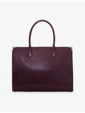 The Kooples Ming large leather tote bag, imported from the UK