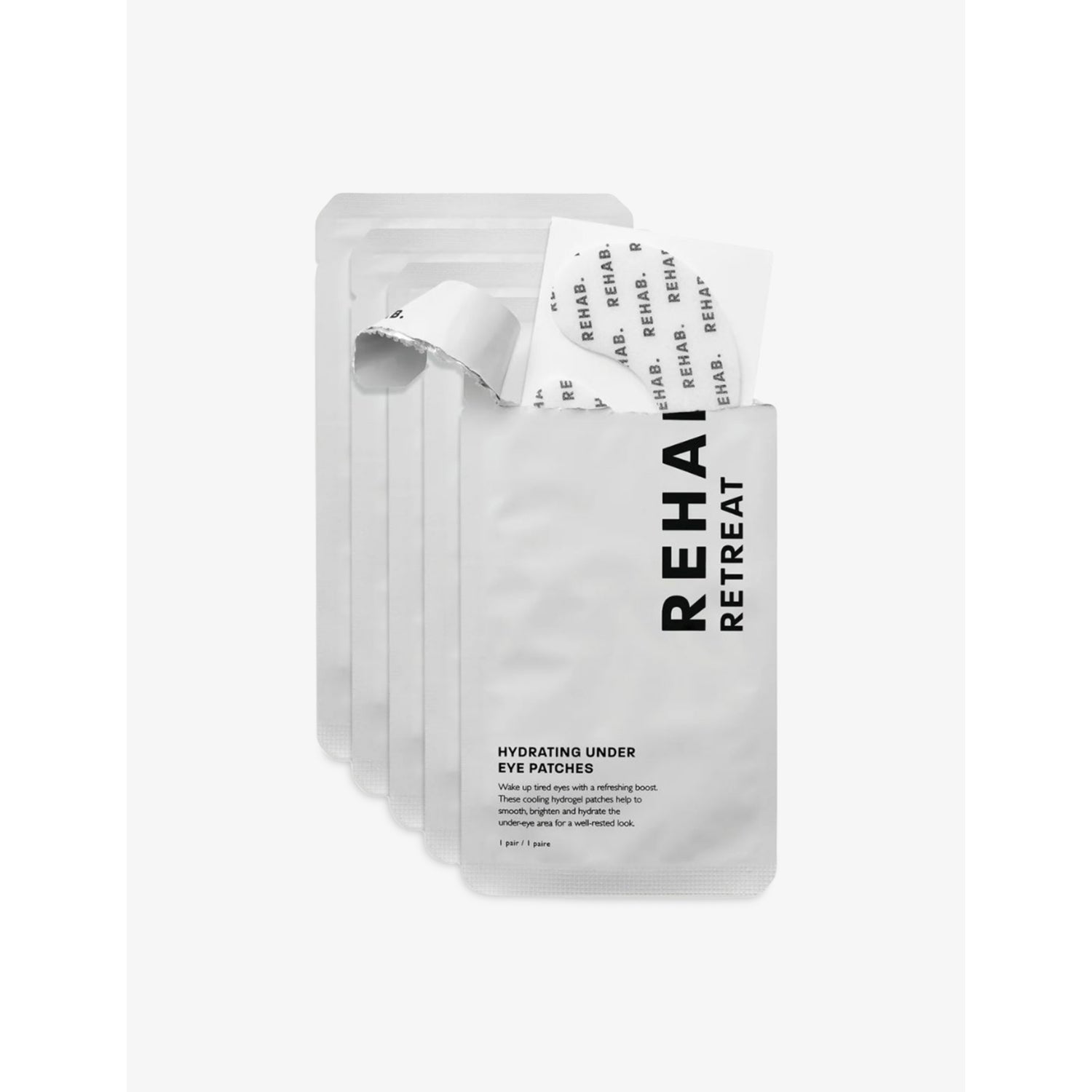 REHAB under eye patches 40g pack of five, imported from the UK