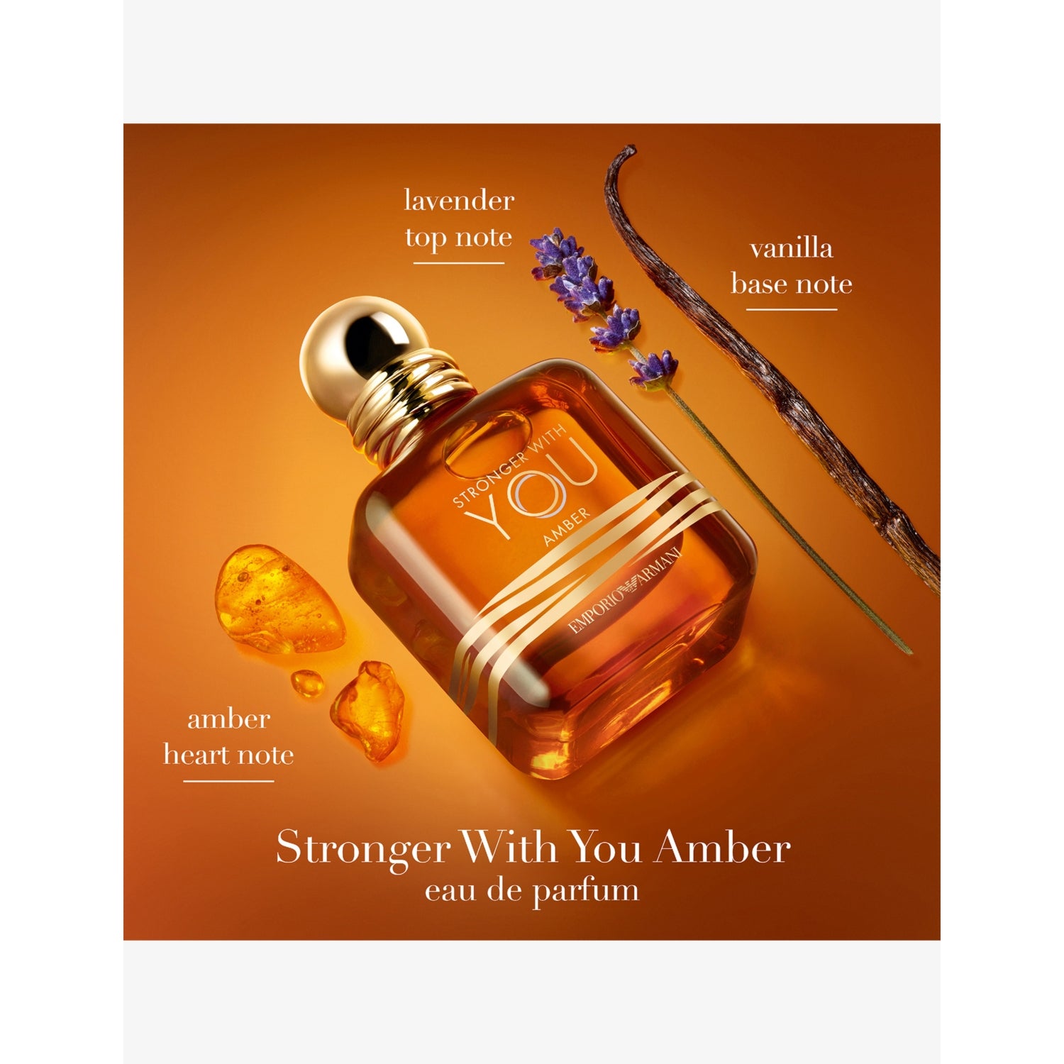 Giorgio Armani Stronger With You Amber eau de parfum 100ml (British brand)