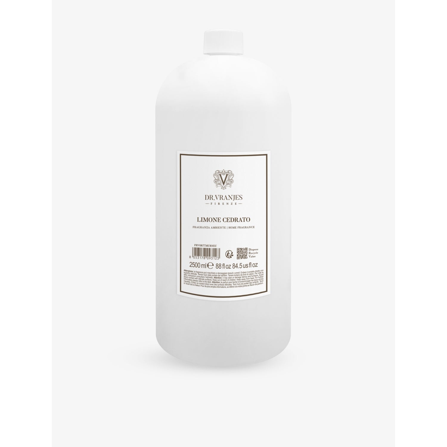 Dr. Vranjes Limone Cedrato scented room spray refill 2500ml (British brand)