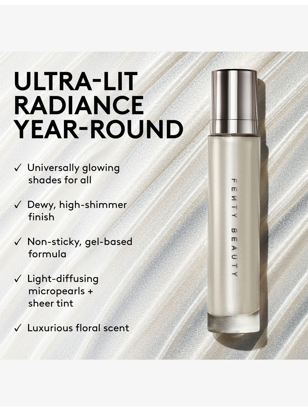 Fenty Beauty Diamond Bomb Body Lava body luminizer 90ml, imported from the UK