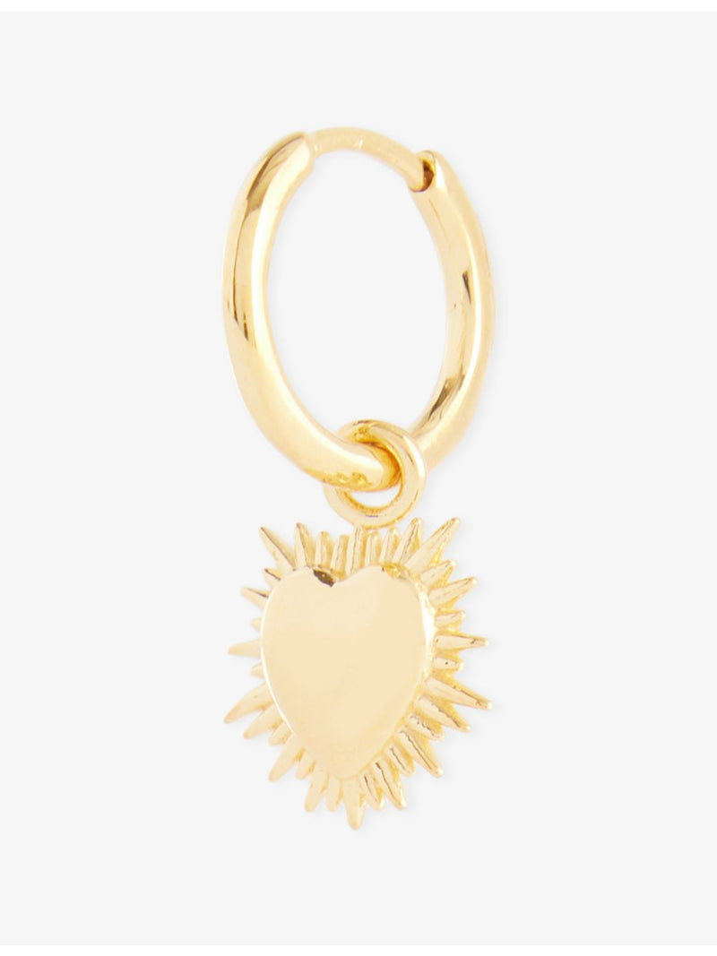 Rachel Jackson mini heart gold-plated earring necklace set - British product