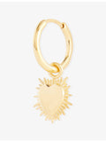 Rachel Jackson mini heart gold-plated earring necklace set - British product